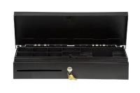 Денежный ящик АТОЛ FlipTop-B черный, 460*170*100, 24V, крышка для инкассации. Денежный ящик АТОЛ FlipTop-B черный, 460*170*100, 24V, крышка для инкассации.