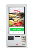 Касса самообслуживания АТОЛ КСО 4271 (27", i5-1135G7, SSD, 4/128GB), Wi-Fi, без ОС, 72CJ, Кр. пин-пад, Настольная стойка Касса самообслуживания АТОЛ КСО 4271 (27", i5-1135G7, SSD, 4/128GB), Wi-Fi, без ОС, 72CJ, Кр. пин-пад, Настольная стойка