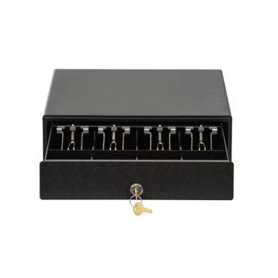 Денежный ящик АТОЛ SB-330-B черный, 330*380*90, механический.