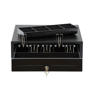 Денежный ящик АТОЛ EC-410-B черный, 410*415*100, 24V.